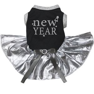 New dog NYE dress tutu sz medium